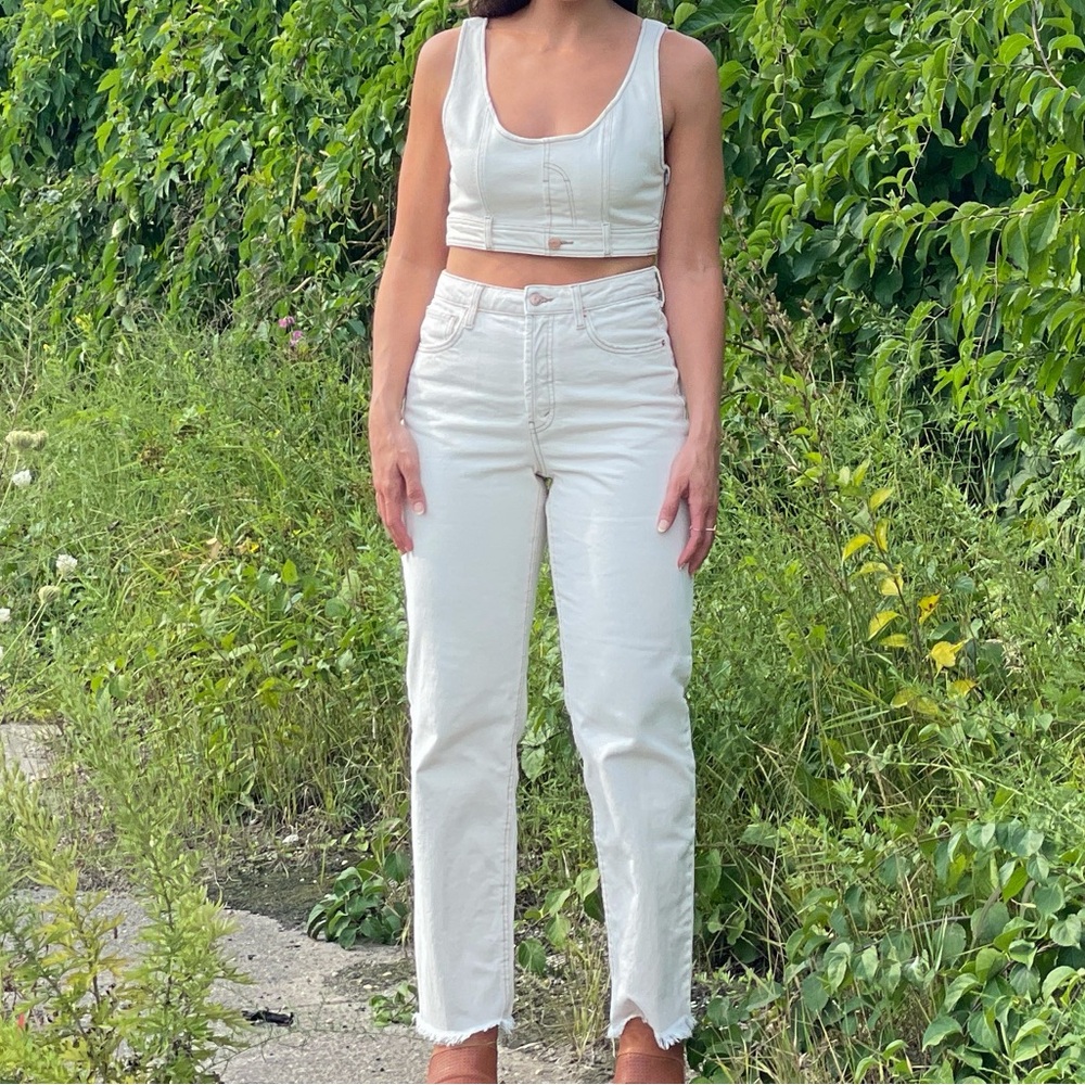 Wild Fable Cream Denim Set